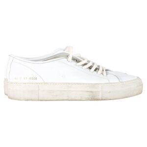 Common Projects Tournament Low Super Sole Sneakers in White Leather